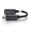 C2G 8in DisplayPort isane HDMI emane adaptermuundur Must