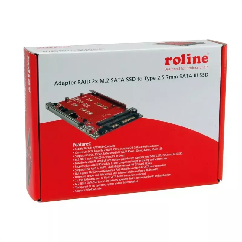 Liidesekaart ROLINE 16.01.4145 Sisemine SATA M.2