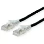 Networking kaabel Dätwyler Cables 21.05.0515 Must 1 m Cat6a S/FTP