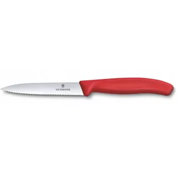 Kööginuga Victorinox Swiss Classic 10 cm juurviljanuga, punane käepide