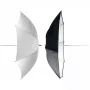 Reflektorvihmavari Must Hõbedane Läbipaistev Elinchrom 26062 Läbimõõt 83 cm