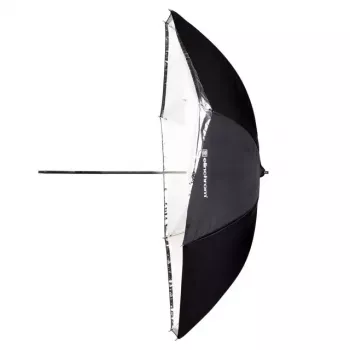 Reflektorvihmavari Must Läbipaistev Valge Elinchrom 26358 Läbimõõt 85 cm