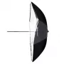 Reflektorvihmavari Must Läbipaistev Valge Elinchrom 26358 Läbimõõt 85 cm