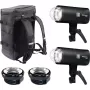 Stuudiovälise välgu komplekt Elinchrom THREE DUAL — 2 välku (mudel 20942.2)