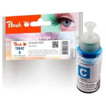Tindikassett PEACH PI100-151 ühilduv tsüaan, 70 ml, 6500 lehekülge, Epsonile