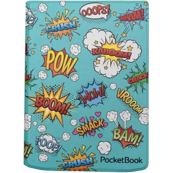 E-raamatulugeja PocketBook FL-743-CCP-WW 7-tollise ekraaniga, 16 GB mälu, Comic Print ümbrisega