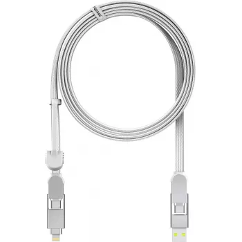kaabel Rolling Square inCharge XL XLM02R 2m Valge — USB laadimis- ja andmekaabel