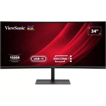 Monitor VIEWSONIC VG3419C-2 — ülilai kumer 34-tolline, 21:9 kuvasuhe, VA-paneel