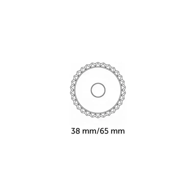 ÜMARAD SIKSAKK-SERVAGA RAVIOOLIVORMID Ø65MM