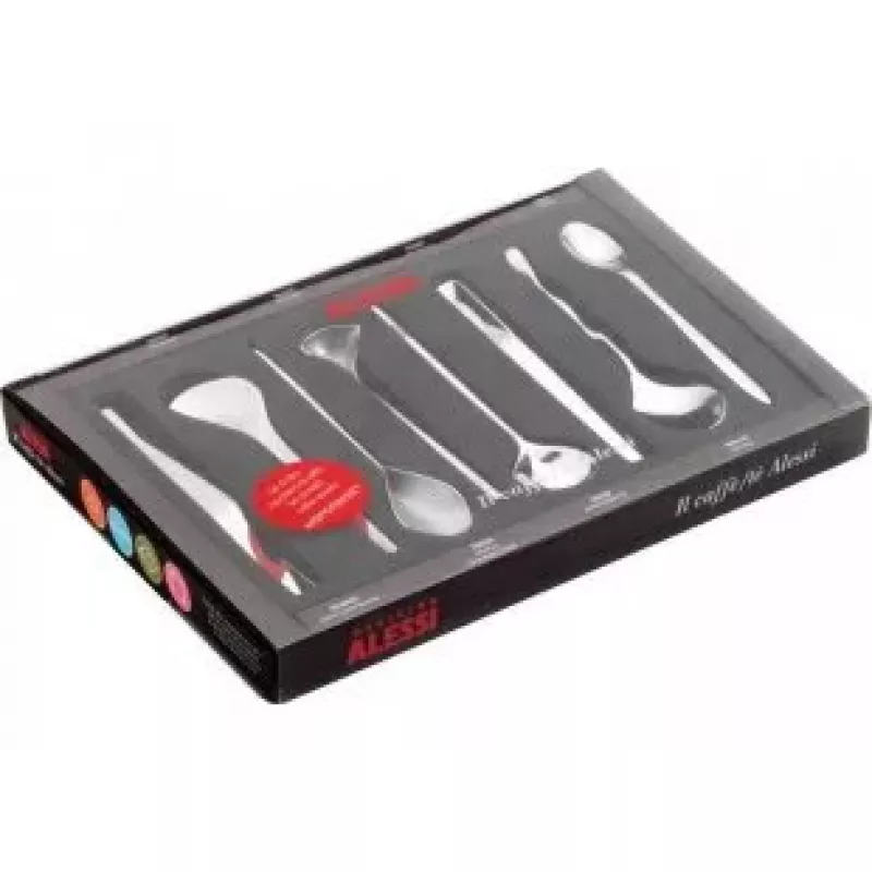 Kohvilusikas Alessi Il caffè Roostevaba teras 8 tk MSPOONSET