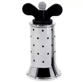 Maitseaineveski Alessi 9098 B Must Roostevaba Teras Kõrgus 132 mm
