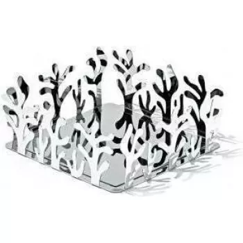 Serveerimiskorv Alessi ESI18 ruudukujuline roostevaba teras 205x205x83 mm
