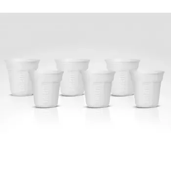 Tassikomplekt BIALETTI BICCHIERINO Valge — 6 tk, kohvitassid