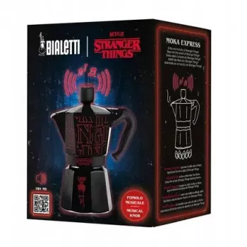 Pliidiplaadil espressomasin BIALETTI Moka Express 6 tassi – 6 TZ Stranger Things