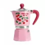 Moka pot BIALETTI Rainbow 3-cup Fruit Vibes — roosa