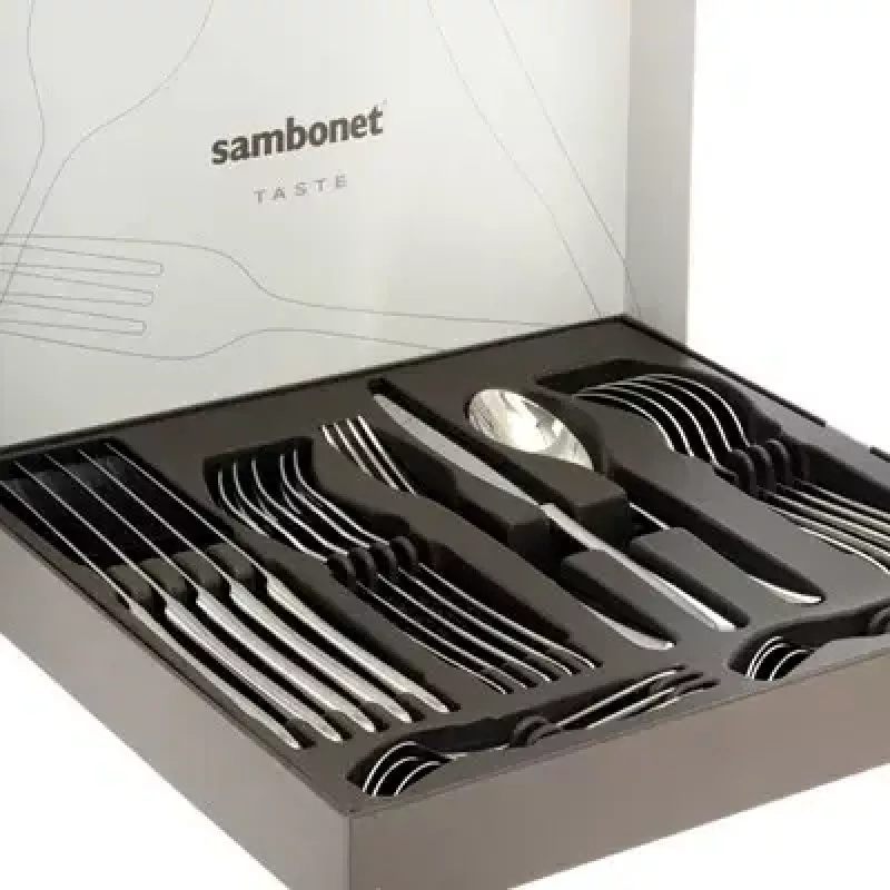 Söögiriistade komplekt Sambonet Taste 52553-81 24 tk Kroom