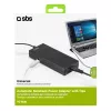 Toiteadapter SBS Portable 90W sülearvutitele, siseruumides, must, 2,2 m
