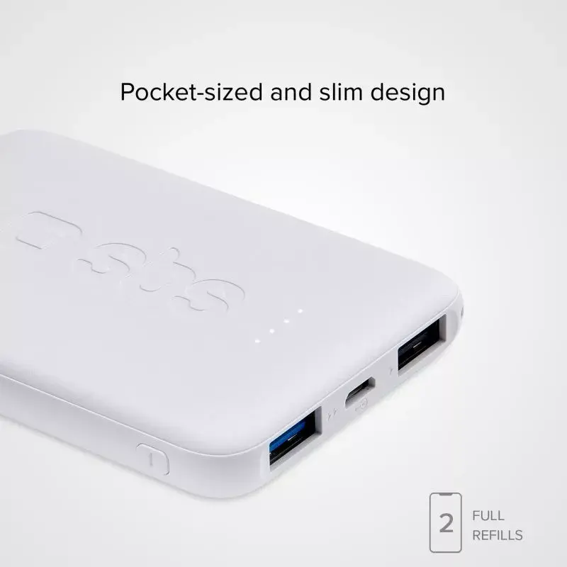 Kaasaskantav akupank SBS 5000 mAh, 5000 mAh aku mahtuvus