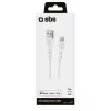 Lightning kaabel SBS TECABLEUSBIP5389W 3m Valge USB A