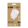 Mobiilseadme laadija SBS GRETR1USB18W Universal Valge AC kiirlaadimine