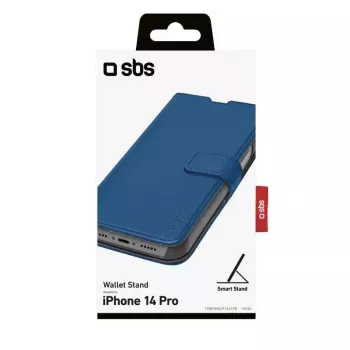 Raamat-tüüpi ümbris SBS TEBKWALIP1461PB iPhone 14 Pro jaoks 15,5 cm sinine