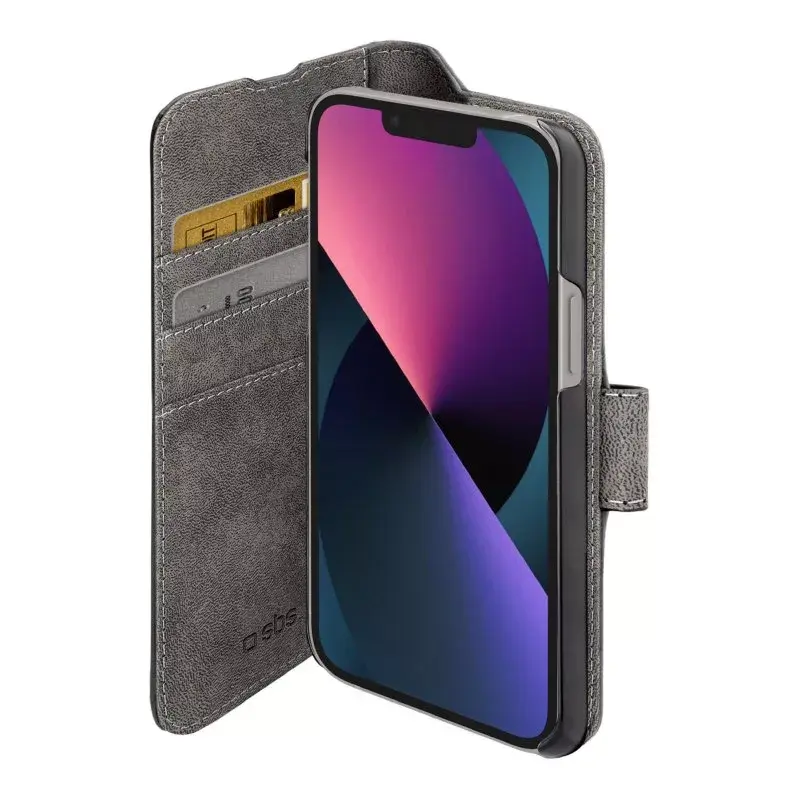 Rahakotitäis SBS TEBKWALIP1467K iPhone 14 Plus 17 cm Must