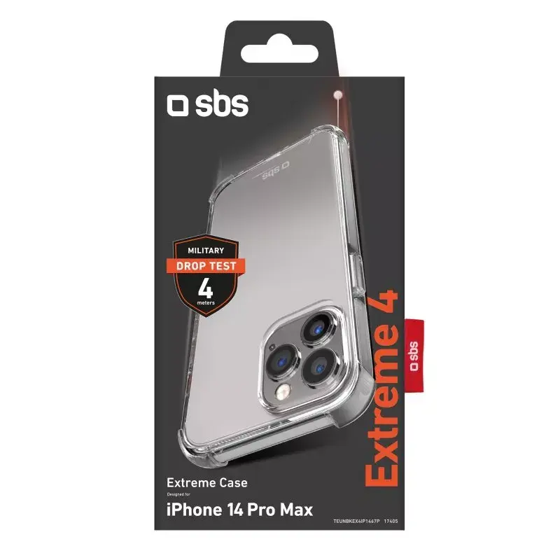 Ümbris SBS Extreme X4 iPhone 14 Pro Max Läbipaistev 17 cm