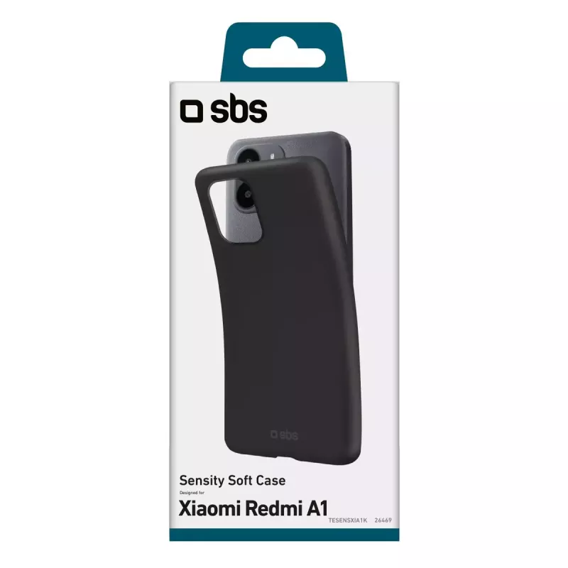 Cover SBS Sensity Xiaomi Redmi A1 16.6 cm Must
