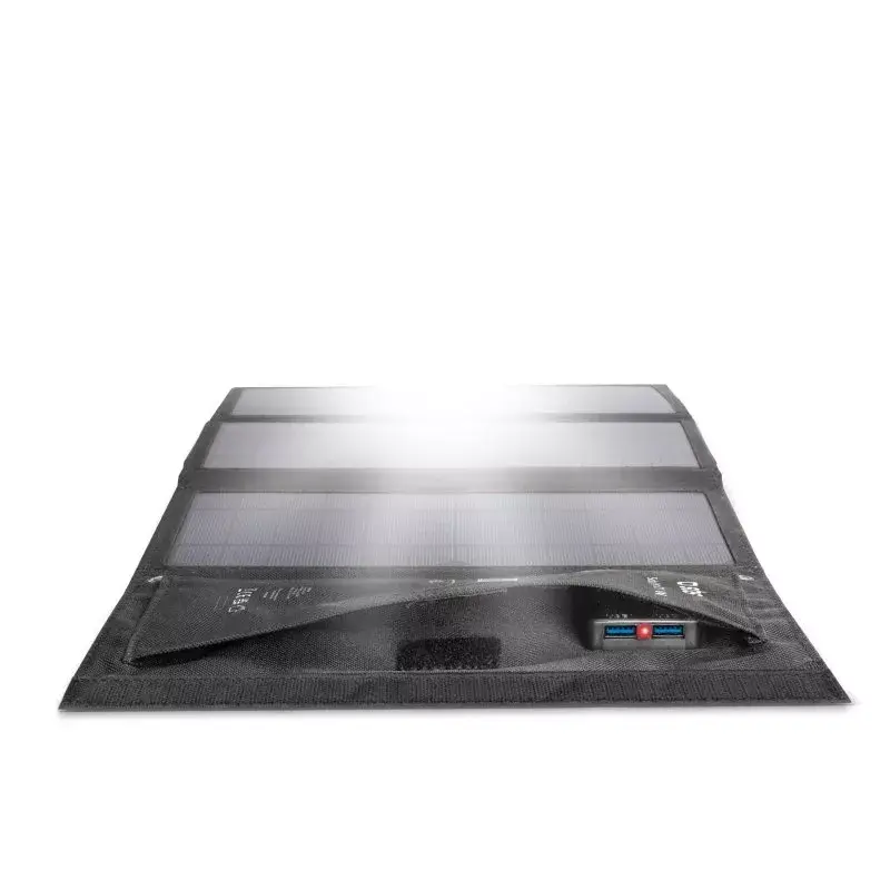 Päikesepaneel SBS TESOLARCHG21W 21W USB 5V 2.1A Must