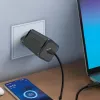 SBS Mobile sisene vahelduvvoolu kiirlaadija TETRGAN1C65W — 100–240V, 1x USB-C, must, nutitelefonile tahvelarvutile sülearvutile nutikellale kõrvaklappidele