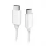 USB-C – USB-C kaabel SBS Mobile TECABLETISSUETCCG, USB 2.0, 1,5 m, valge