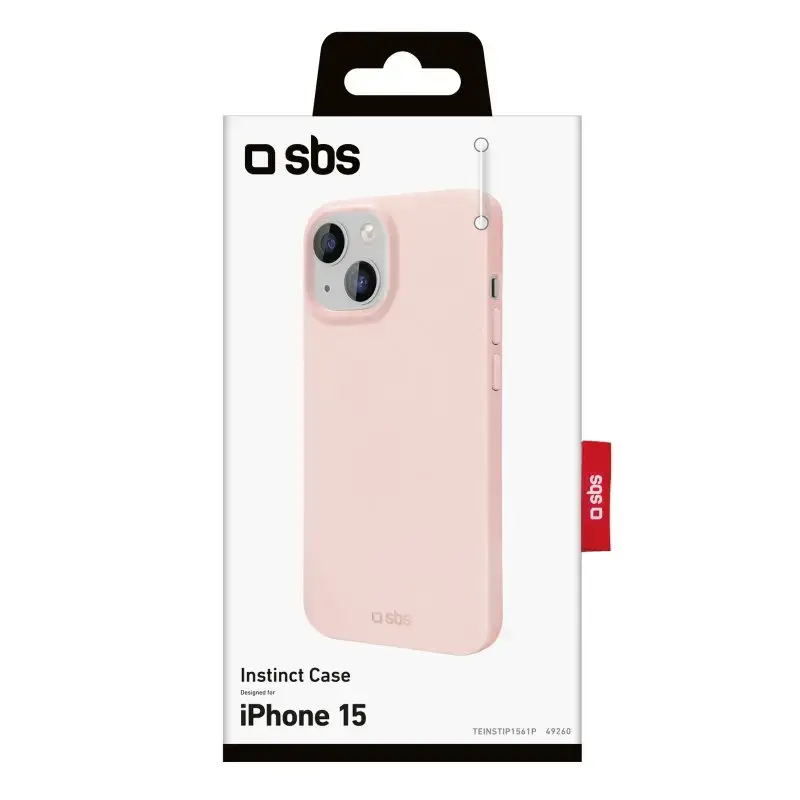 Cover SBS TEINSTIP1561P roosa iPhone 15 jaoks 15,5 cm (6,1 tolli)