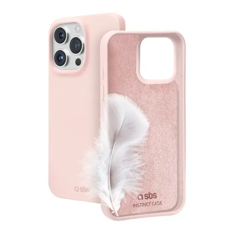 SBS TEINSTIP1561PP ümbris iPhone 15 Pro jaoks 15.5 cm roosa