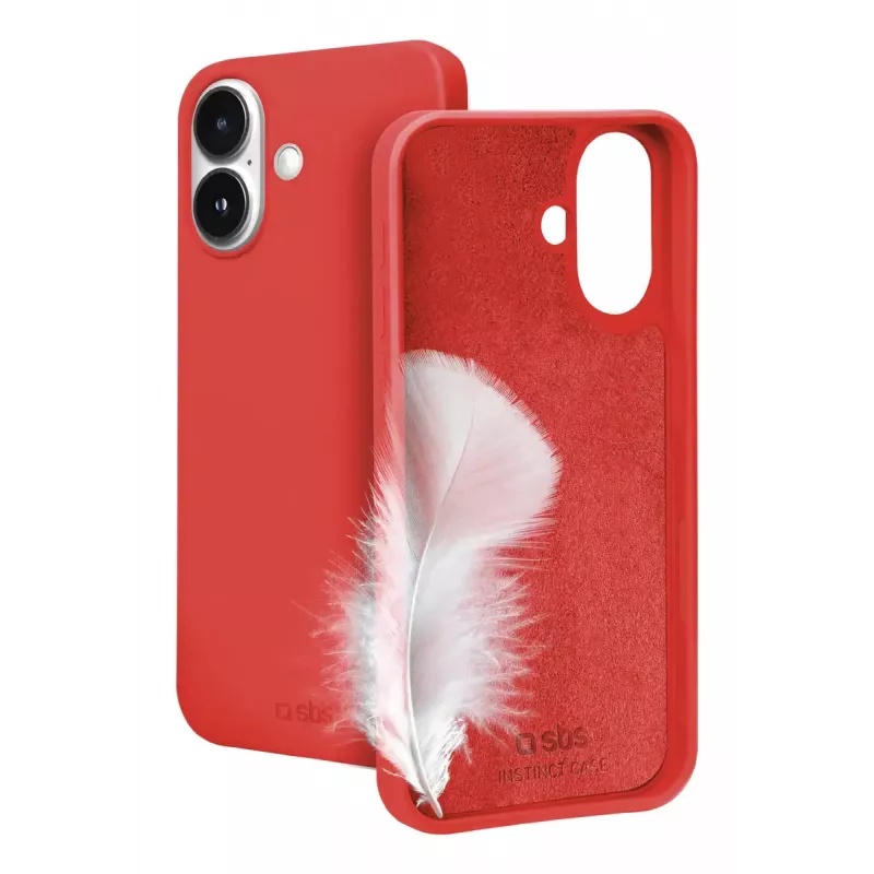 SBS TEINSTIP1661R mobiiltelefoni ümbris Punane 15,5 cm (6,1 tolli)