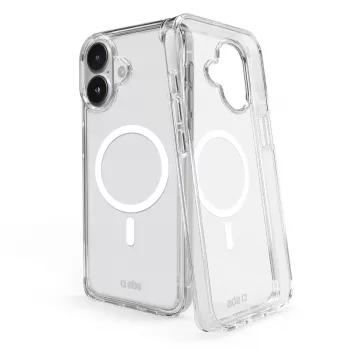 SBS Light Mag korpus iPhone 16 jaoks läbipaistev 15,5 cm