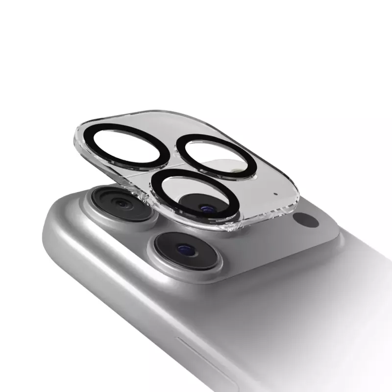Ekraani- ja tagaklaasi kaitsja kaameraobjektiivi kaitsjaga SBS TECAMGLIP1763P Apple iPhone 17 Pro / 17 Pro Max jaoks, silikoon ja karastatud klaas, läbipaistev, 1 tk