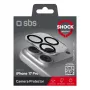 Ekraani- ja tagaklaasi kaitsja kaameraobjektiivi kaitsjaga SBS TECAMGLIP1763P Apple iPhone 17 Pro / 17 Pro Max jaoks, silikoon ja karastatud klaas, läbipaistev, 1 tk