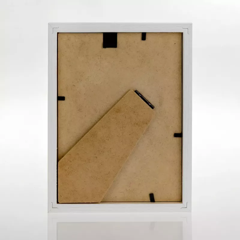 Ühe pildiga pildiraam ZEP Vivan 3 V33573 puit valge 13x18 cm