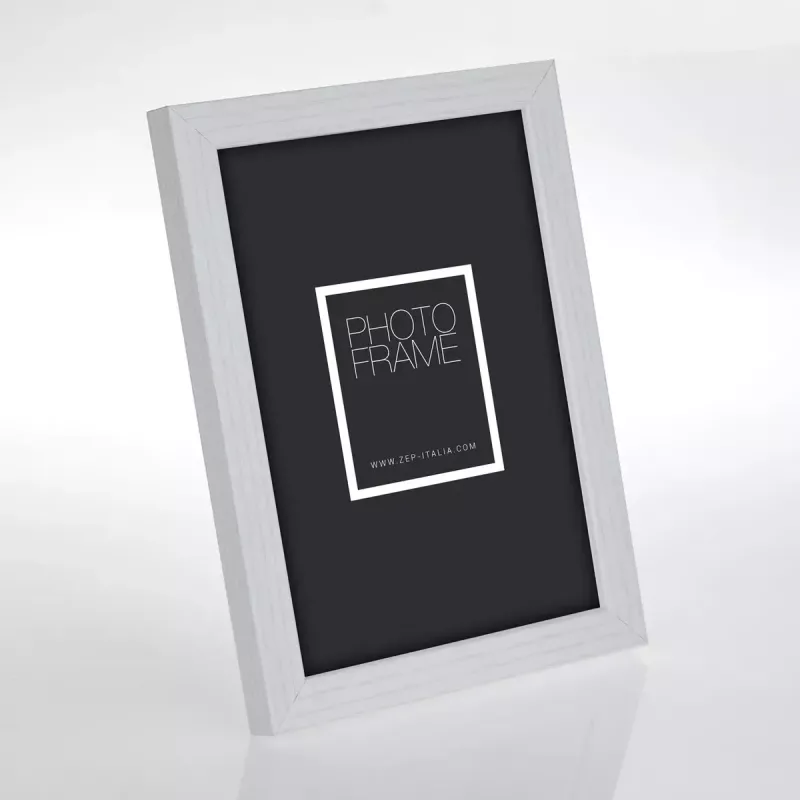 Ühe pildiga pildiraam ZEP Vivan 3 V33573 puit valge 13x18 cm