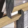 Pildiraamide komplekt ZEP Vercelli must pruun MDF 535x320 mm