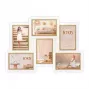 Pildiraami komplekt ZEP Ayas 6Q Valge MDF 1 tk