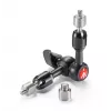 Statiivi tarvik Manfrotto 244MICRO — Alumiinium/teras, 150 mm pikkus, 3 kg kandevõime, must