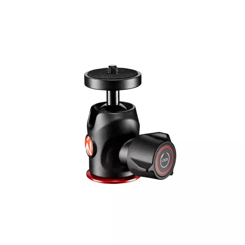 Statiivipea Manfrotto 492 Centre Ball Head Must Punane 1/4 tolli
