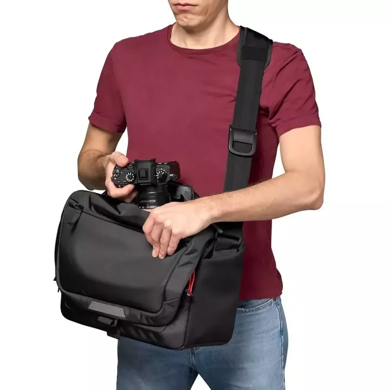 Messenger case Manfrotto MB MA3-M-M Must Universaalne Õlarihm