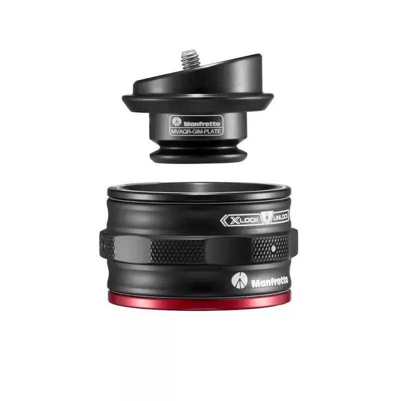 Kinnitusplaat Manfrotto MVAQR-GIM-PLATE Alumiinium Must 50 mm x 35 mm
