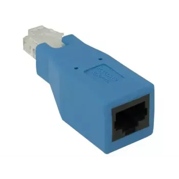 CradlePoint ümberpööramise adapter RJ45 jaoks, sinine — RJ45 isane RJ45 emanele konsoolikaabel