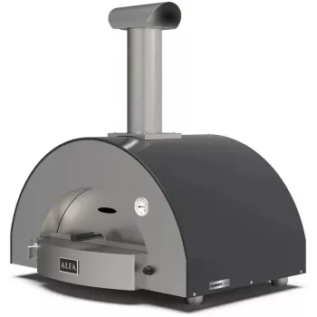Pitsaahi Alfa Forni Classico 2 Pizze Hybrid Slate Gray — kahe pitsa mahutavus, hübriidkütuse disain