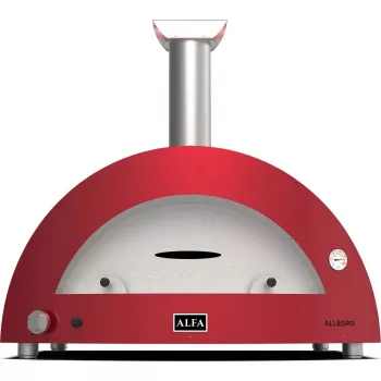 Puuküttega pitsaahi Alfa Forni Moderno 5 Pizze Red — 5 pitsa mahutavus, puuküttega