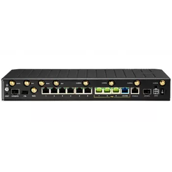 CradlePoint juhtmevaba ruuter E300C-18B NetCloud Enterprise Branchiga — Wi‑Fi 6 kaheribaline, 10GbE, 4G LTE, 5x RJ‑45