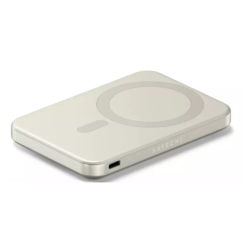 Portable power bank Satechi ST-B5Q2SW 5000 mAh, wireless charging, Sand